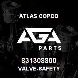831308800 Atlas Copco VALVE-SAFETY | AGA Parts