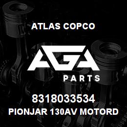 8318033534 Atlas Copco PIONJAR 130AV MOTORDRILLHAZMAT | AGA Parts