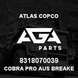 8318070039 Atlas Copco COBRA PRO AUS BREAKER HAZMAT | AGA Parts