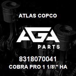 8318070041 Atlas Copco COBRA PRO 1 1/8" HAZMAT | AGA Parts