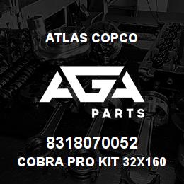 8318070052 Atlas Copco COBRA PRO KIT 32X160 HAZMAT | AGA Parts