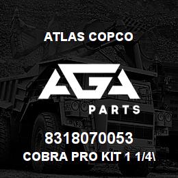 8318070053 Atlas Copco COBRA PRO KIT 1 1/4" HAZMAT | AGA Parts