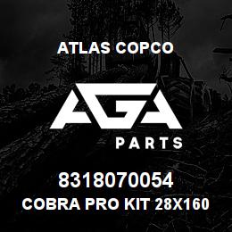 8318070054 Atlas Copco COBRA PRO KIT 28X160 HAZMAT | AGA Parts