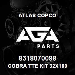 8318070098 Atlas Copco COBRA TTE KIT 32X160 *HAZMAT | AGA Parts