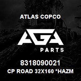 8318090021 Atlas Copco CP ROAD 32X160 *HAZMAT | AGA Parts