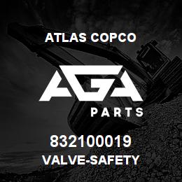 832100019 Atlas Copco VALVE-SAFETY | AGA Parts