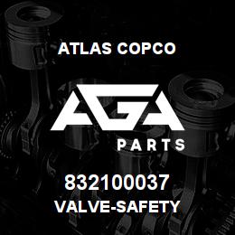 832100037 Atlas Copco VALVE-SAFETY | AGA Parts