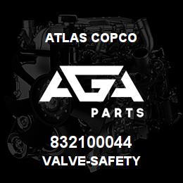 832100044 Atlas Copco VALVE-SAFETY | AGA Parts