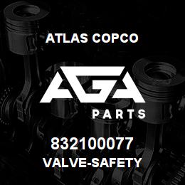 832100077 Atlas Copco VALVE-SAFETY | AGA Parts