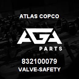 832100079 Atlas Copco VALVE-SAFETY | AGA Parts