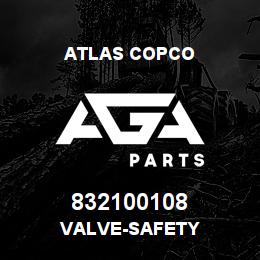 832100108 Atlas Copco VALVE-SAFETY | AGA Parts