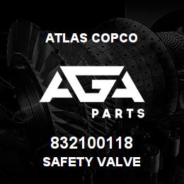 832100118 Atlas Copco SAFETY VALVE | AGA Parts