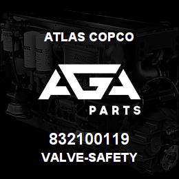 832100119 Atlas Copco VALVE-SAFETY | AGA Parts