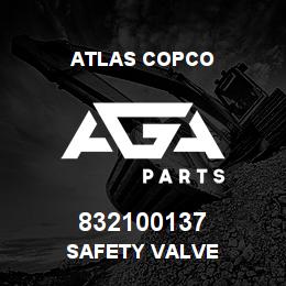 832100137 Atlas Copco SAFETY VALVE | AGA Parts