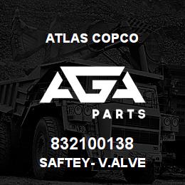 832100138 Atlas Copco SAFTEY- V.ALVE | AGA Parts