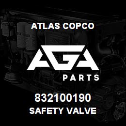 832100190 Atlas Copco SAFETY VALVE | AGA Parts