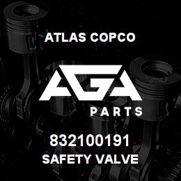 832100191 Atlas Copco SAFETY VALVE | AGA Parts