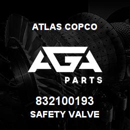 832100193 Atlas Copco SAFETY VALVE | AGA Parts