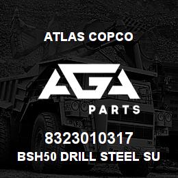 8323010317 Atlas Copco BSH50 DRILL STEEL SUPPORT | AGA Parts