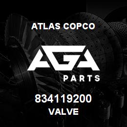 834119200 Atlas Copco VALVE | AGA Parts