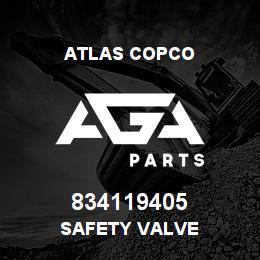 834119405 Atlas Copco SAFETY VALVE | AGA Parts