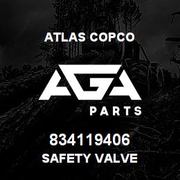 834119406 Atlas Copco SAFETY VALVE | AGA Parts