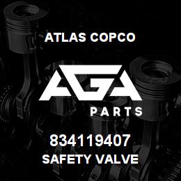 834119407 Atlas Copco SAFETY VALVE | AGA Parts