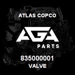 835000001 Atlas Copco VALVE | AGA Parts