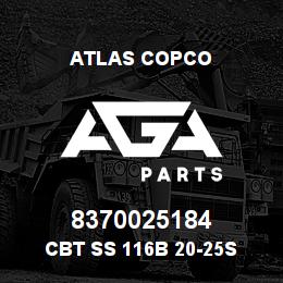8370025184 Atlas Copco CBT SS 116B 20-25S | AGA Parts