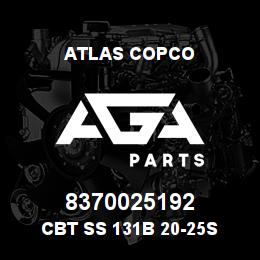 8370025192 Atlas Copco CBT SS 131B 20-25S | AGA Parts