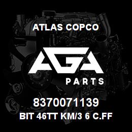 8370071139 Atlas Copco BIT 46TT KM/3 6 C.FF | AGA Parts