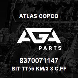 8370071147 Atlas Copco BIT TT56 KM/3 8 C.FF | AGA Parts