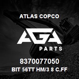 8370077050 Atlas Copco BIT 56TT HM/3 8 C.FF | AGA Parts