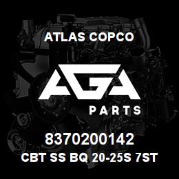 8370200142 Atlas Copco CBT SS BQ 20-25S 7STEP CF | AGA Parts