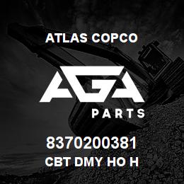8370200381 Atlas Copco CBT DMY HO H | AGA Parts