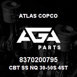 8370200795 Atlas Copco CBT SS NQ 30-50S 4STEP CF | AGA Parts