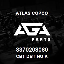 8370208060 Atlas Copco CBT DBT NO K | AGA Parts