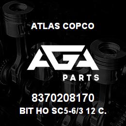 8370208170 Atlas Copco BIT HO SC5-6/3 12 C.F | AGA Parts