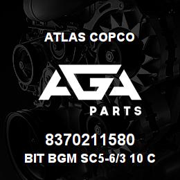 8370211580 Atlas Copco BIT BGM SC5-6/3 10 C.F | AGA Parts