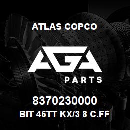 8370230000 Atlas Copco BIT 46TT KX/3 8 C.FF | AGA Parts