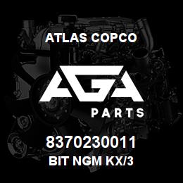 8370230011 Atlas Copco BIT NGM KX/3 | AGA Parts
