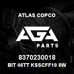 8370230018 Atlas Copco BIT 46TT KSSCFF10 8WW | AGA Parts