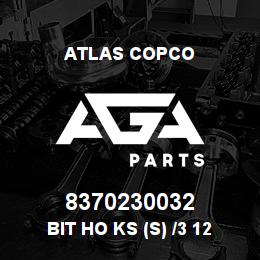 8370230032 Atlas Copco BIT HO KS (S) /3 12 C.F | AGA Parts