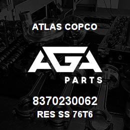 8370230062 Atlas Copco RES SS 76T6 | AGA Parts