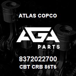 8372022700 Atlas Copco CBT CRB 86T6 | AGA Parts