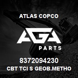 8372094230 Atlas Copco CBT TCI S GEOB.METHOD 4 | AGA Parts