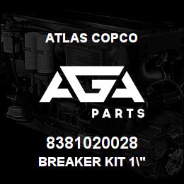 8381020028 Atlas Copco BREAKER KIT 1" | AGA Parts