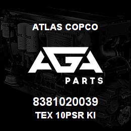 8381020039 Atlas Copco TEX 10PSR KI | AGA Parts