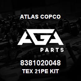 8381020048 Atlas Copco TEX 21PE KIT | AGA Parts
