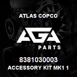 8381030003 Atlas Copco ACCESSORY KIT MK1 1 1/8" | AGA Parts